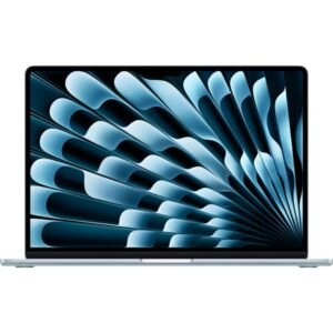 (Refurbished Excellent)-Apple MacBook Air 15.3" MC7C4LL/A (2025, A3241)-Apple M4 10-Core Chip-10-Core GPU-16GB RAM-512GB SSD-Sky Blue-1 Year Warranty