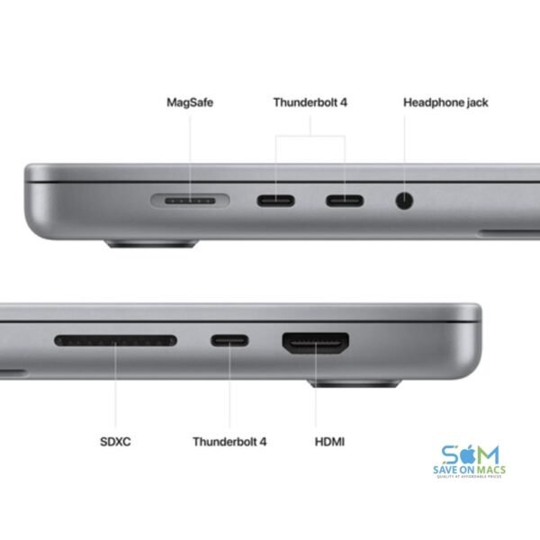 (Refurb Excellent)-Apple MacBook Pro 16.2" MNW93LL/A (2023, A2780)-Apple M2 Pro 12-Core Chip-19-Core GPU-16GB RAM-1TB SSD-Space Gray-1 Year Warranty - Image 4
