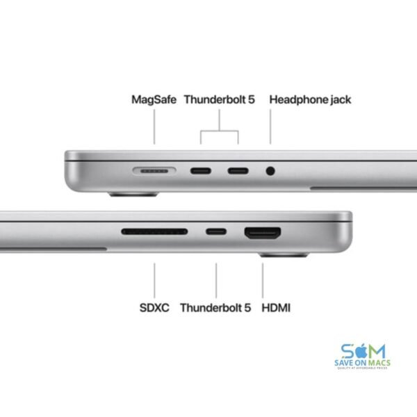 (Open Box)-Apple MacBook Pro 16.2" MX2T3LL/A (2024, A3403)-Apple M4 Pro 14-Core Chip-20-Core GPU-24GB RAM-512GB SSD-Silver-1 Year Warranty - Image 4