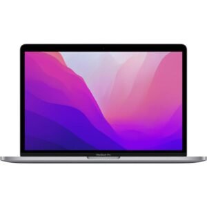 (Open Box)-Apple MacBook Pro 13.3" w/Touch Bar MNEP3LL/A (2022, A2338) - Apple M2 8-Core Chip - 10-Core GPU - 8GB RAM - 256GB SSD-Silver - 1 Year Warranty