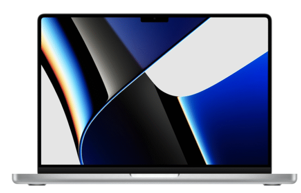 (Open Box)-Apple MacBook Pro 14.2" w/Touch Bar MKGR3LL/A (Late 2021, A2442)-Apple M1 8-Core Chip- 14-Core GPU- 16GB RAM-512GB SSD-Silver-1 Year Warranty