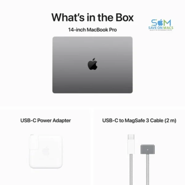 (Refurbished Excellent)-Apple MacBook Pro 14.2" M3 MXE03LL/A (Late 2023, A2992) - Apple M3 8-Core - 10 Core GPU - 16GB RAM - 1TB SSD - Space Gray - 1 Year Warranty - Image 5