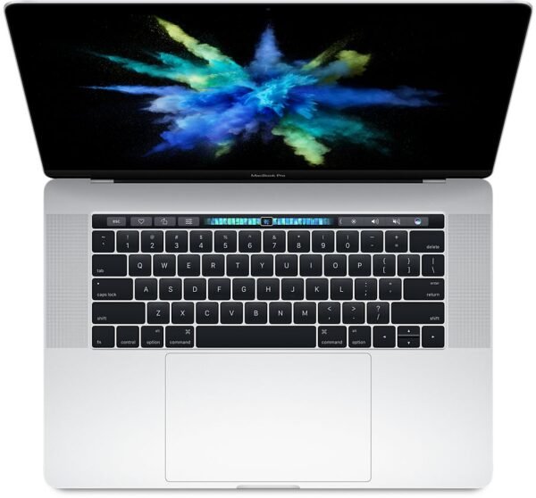 (Refurbished Good) - Apple MacBook Pro 15.4" w/Touch Bar (Mid 2019, A1990) - Intel Core i7 6-Core - Radeon Pro 555X with 4GB - Silver